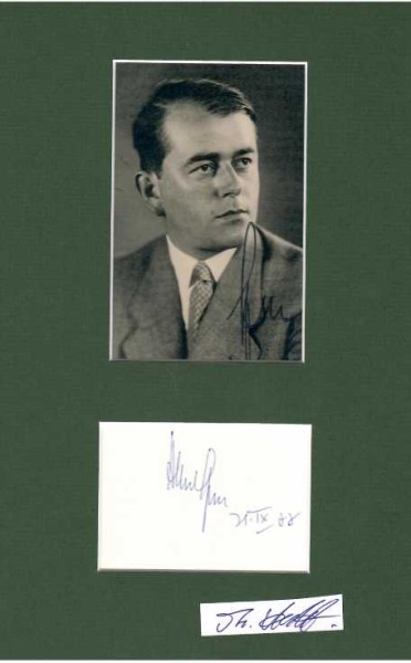 ALBERT SPEER (1905-81) Professor , Hitler's Lieblingsarchitekt, Generalbauinspekteur und Rüstungsminister