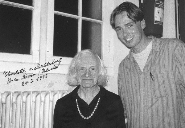 CHARLOTTE VON MAHLSDORF (=Lothar Berfelde,1928-2002) berühmter Transvestit, BVK (Bundesverdienstkreuz), Schriftsteller