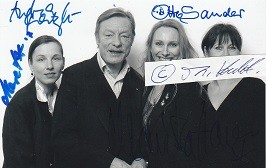 OTTO SANDER (1941-2013); MONIKA HANSEN (1942-2025), ANDREA SAWATZKI (1963); MERET BECKER (1969)