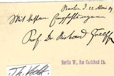 RICHARD GREEFF (1862–1938) Professor Dr.med., deutscher Ophthalmologe und Medizinhistoriker, Charite Berlin. Seine Sammlung zum Thema Brille und Sehhilfen wurde zum Grundstock der Sammlung der Carl-Zeiss-Stiftung in Jena , sein Schwager Hugo Vogel schuf ein Porträt des Augenarztes. / german eye doctor, ophtamologist