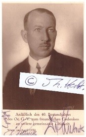 ÖSTERREICHISCHER GEBIRGSVEREIN 1930 / DEUTSCHER ALPENVEREIN - Leopold Landl (1882-1972) Vizepräsident, Peilstein-Kletterführer