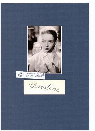 CHRISTINE KAUFMANN (1945-2017) österreichisch-deutsche Schauspielerin und Autorin