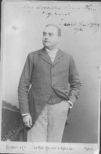 ERNEST VAN DYK (1861-1923) belgischer Opernsänger, Heldentenor