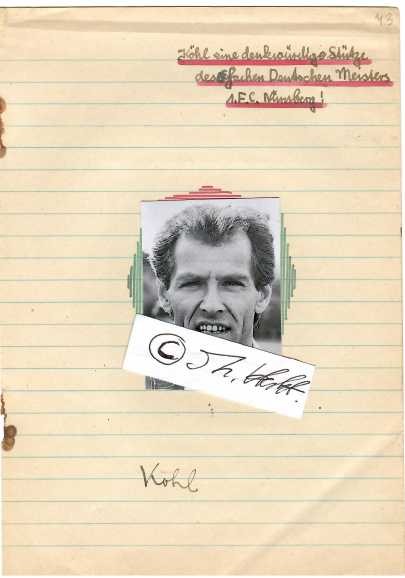 GEORG KÖHL (1910-44 Krakau) deutscher Fußballspieler / Torwart, Deutscher Meister 1936, Deutscher Pokalsieger 1935, 1939