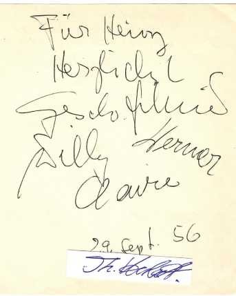 GESCHWISTER SCHMIDT, CLAIRE (1917-78), WILLY (1928-2013) und WERNER (1926-2008) schweizer Musiker, Jodler