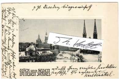 KARL VON KASKEL (1866-1943) Freiherr von, deutscher Komponist. Nach der nationalsozialistischen Machtergreifung lebte er versteckt in Berlin, wo er während eines Bombenangriffs an einem Herzinfarkt in seinem Versteck verstarb. / german composer