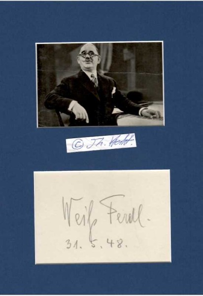 WEIß FERDL (auch WEISS FERDL, alias Ferdinand Weisheitinger, 1883-1949) neben Karl Valentin DER BAYRISCHE KOMIKER