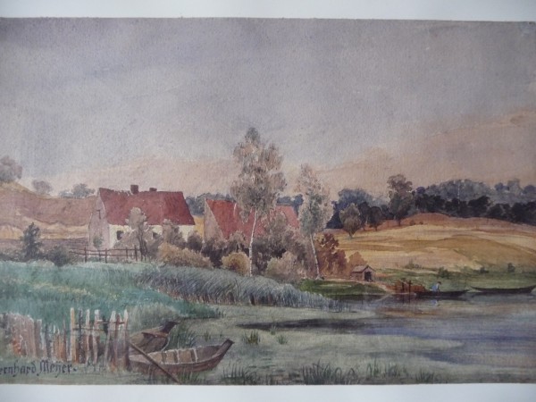 BERNHARD MEYER-DETMOLD (Daten unbekannt) dt. Maler, Aquarellist