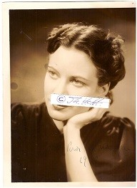 VERA VON LANGEN (1910-67) deutsche Schauspielerin, mit Frank Wisbar und Alfried Krupp von Bohlen und Halbach verheiratet