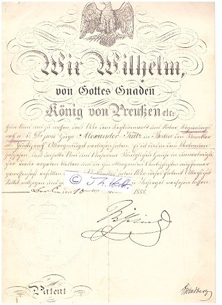 WILHELM I. (1797-1888) Deutscher Kaiser, König von Preußen