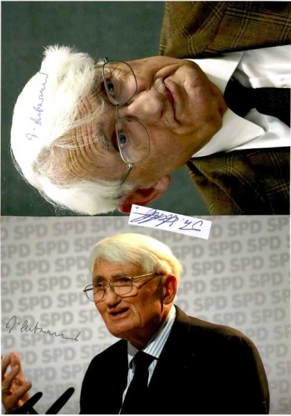 JÜRGEN HABERMAS (1929-2026) Professor Dr., bedt. deutscher Philosoph und Soziologe, Friedenspreis des Deutschen Buchhandels 2001