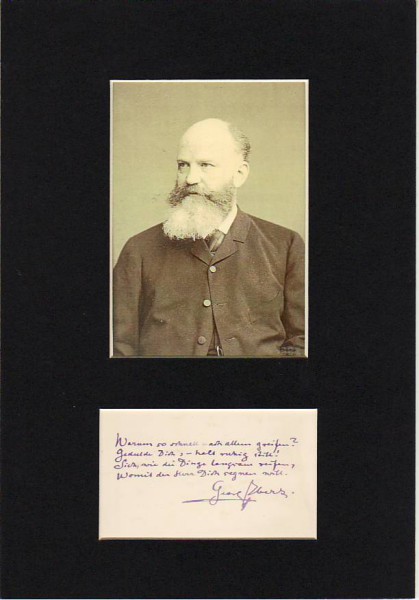 GEORG EBERS (1837-98) Professor Dr., deutscher Ägyptologe und Schriftsteller