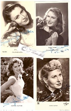 SONJA SUTTER (1931-2017) deutsche Schauspielerin, 40 Jahre Mitglied Wiener Burgtheater