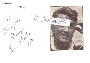 DEAN MARTIN (1917-95) amerikanischer Schauspieler, Entertainer und Sänger