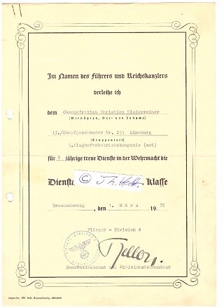 ALFRED KELLER (1882-1974) deutscher Generaloberst der Luftwaffe im Zweiten Weltkrieg, Feldflieger im Ersten Weltkrieg, 1917 Kommandeur des Bombengeschwaders der Obersten Heeresleitung (Bogohl 1), galt bald neben Hermann Köhl als bedeutendster Nachtflugexperte der deutschen Fliegertruppe, Pour le Mérite, Ritterkreuz des Eisernen Kreuzes
