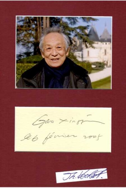 GAO XINGJIAN (Gao Xíngjiàn;1940) chinesischstämmiger Erzähler, Übersetzer, Dramatiker, Regisseur, Kritiker und Künstler mit französischer Staatsangehörigkeit. Im Jahr 2000 erhielt er den Nobelpreis für Literatur.