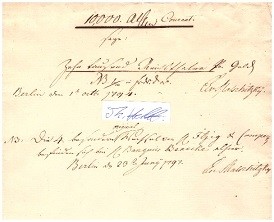 CHRISTIAN ERNST VON MALSCHITZKY (1759–1835) Leibpage Friedrichs des Großen, preußischer Oberst, Direktor der geheimen Kriegskanzlei