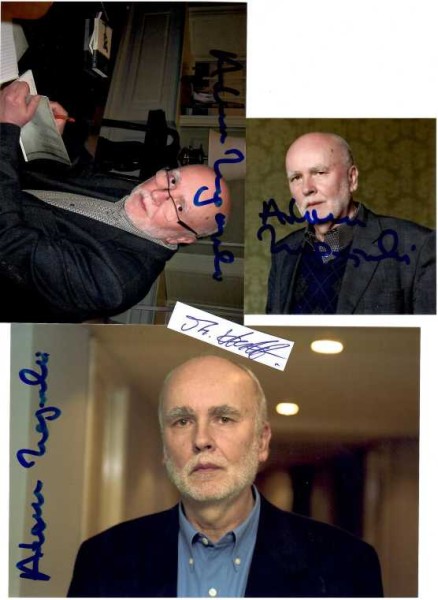 ADAM ZAGAJEWSKI (1945-2021) Professor Dr., polnischer Dichter, Schriftsteller; Mitbegründer Zornige Realisten (sogen. Generation 68)