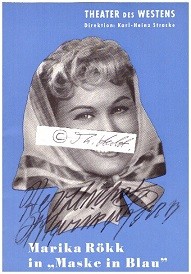 MARIKA RÖKK (1913-2004) deutscher UFA- und Musical-Star