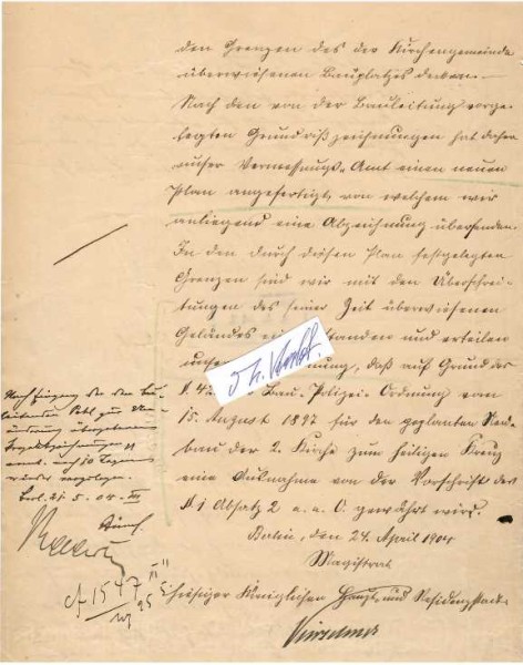 MARTIN KIRSCHNER (1842-1912) Dr.jur., nationalliberaler Politiker. Der Jurist war von 1899 bis 1912 Oberbürgermeister von Berlin. Kirschner schuf die politischen Voraussetzungen für die entstehende Großstadt Berlin.