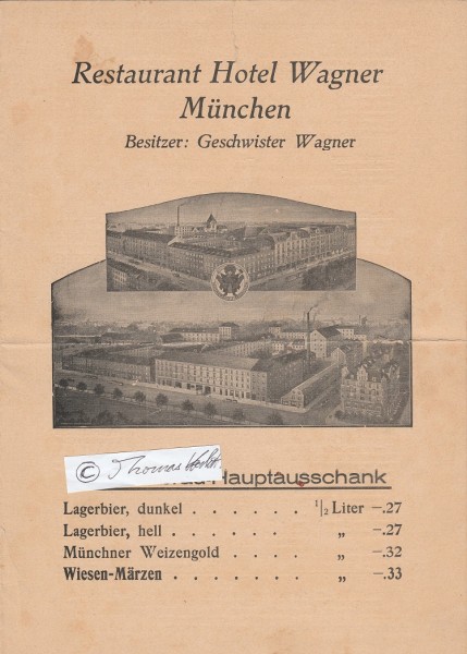 WAGNER-BRÄU München (Augustiner)