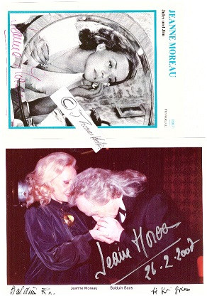 JEANNE MOREAU (1928-2017) französische Schauspielerin, Filmregisseurin und Sängerin der Nouvelle Vague