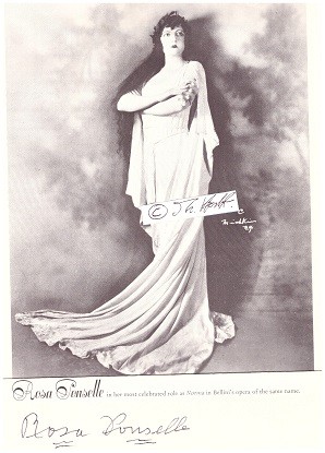ROSA PONSELLE (1897-1981) US-amerikanische Opernsängerin (Sopran), von Enrico Caruso entdeckt und gefördert