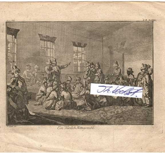 F. KAUDE (Daten unbekannt) deutscher Kupferstich um 1750