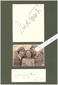 WILLY FRITSCH (1901-73) deutscher Schauspieler und Sänger; WILLI FORST (auch Willy Forst, 1903-80) österreichischer Schauspieler, Sänger Wiener Lieder, Regisseur und Drehbuchautor
