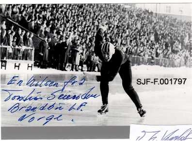 OLAV TORSTEIN SEIERSTEN (1931-2023) norwegischer Eisschnellläufer / Norwegian speed skater