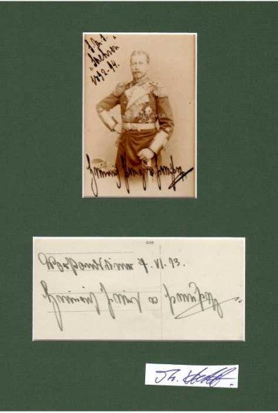 HEINRICH PRINZ VON PREUßEN (Heinrich von Preussen, 1862-1929) jüngerer Bruder Kaiser Wilhelms II. und Großadmiral sowie Generalinspekteur der Kaiserlichen Marine