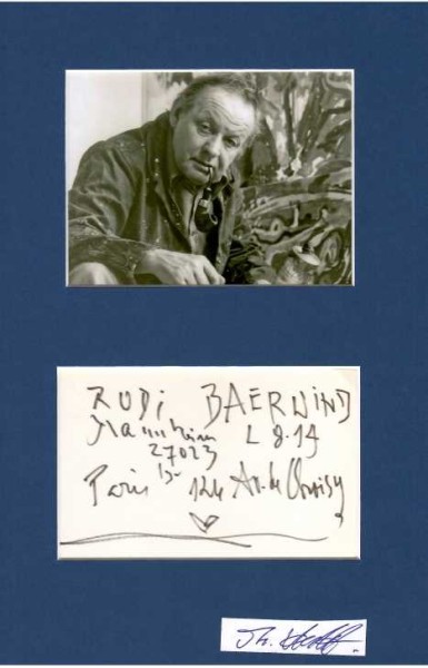 RUDI BAERWIND (Ernst Rudolf Baerwind, 1910-82) deutscher Maler / german painter