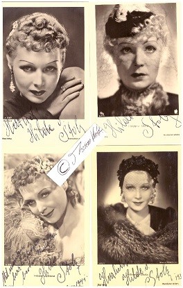 HILDE VON STOLZ (1903-73) österreichisch-deutsche Schauspielerin, meist verkörperte sie elegante Damen und auch Femmes fatales