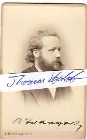 ALBERT TRAEGER (1830-1912) deutscher Jurist, Politiker, Lyriker und Publizist; Geheimer Justizrat und ab 1874 bis zu seinem Tod beinahe vier Jahrzehnte lang als Mitglied verschiedener linksliberaler Parteien Parlamentarier im Deutschen Kaiserreich, der auch als Schriftsteller und Journalist tätig war-