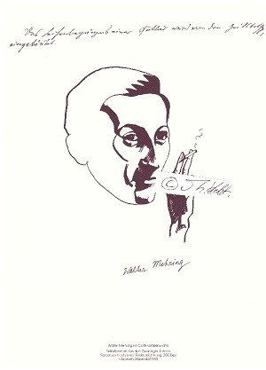 WALTER MEHRING (1896-1981) deutsch-jüdischer Schriftsteller und einer der bedeutendsten satirischen Autoren der Weimarer Republik