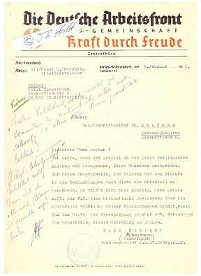 ALFRED FRAUENFELD (1898-1977) Gauleiter der NSDAP in Wien und später Generalkommissar des Generalbezirks Krim (Teilbezirk Taurien) im Reichskommissariat Ukraine, 1935 wurde Frauenfeld Geschäftsführer der Reichstheaterkammer in der Reichskulturkammer und übte diese Tätigkeit bis zum Beginn des Zweiten Weltkriegs aus