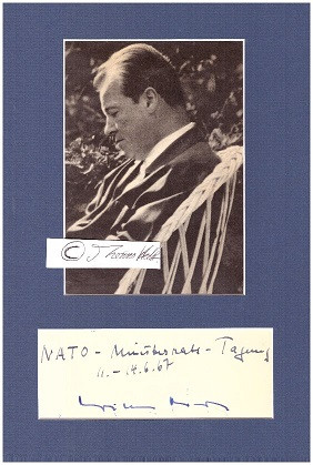 WILLY BRANDT (1913-92) BUNDESKANZLER / FRIEDENSNOBELPREIS 1971