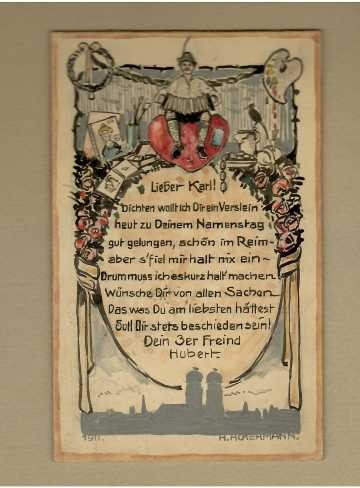 HUBERT ACKERMANN (Daten unbekannt) deutscher Kunstmaler