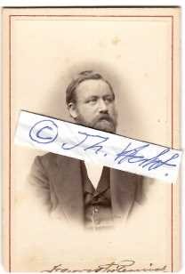 GEORG THILENIUS (1830-85) Dr.med, deutscher Badearzt und nationalliberaler Reichstagsabgeordneter, M.d.R. (Wiesbaden)
