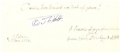 JOHANN LORENZ FLEISCHER (1689-1749) deutscher Rechtswissenschaftler. Er war Hochschullehrer und Rektor der Brandenburgischen Universität Frankfurt.