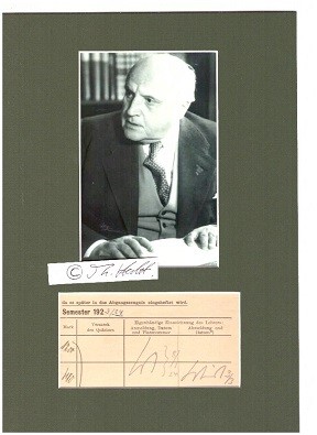 ERHARD SCHMIDT (1876-1959) Professor Dr., deutscher Mathematiker
