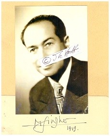 MARTIAL SINGHER (1904-90) französischer Opernsänger (Bariton) und Gesangspädagoge / French baritone opera singer