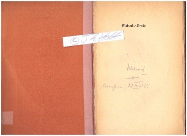 KLABUND (1890-1928 , eigtl. Alfred Henschke) früh verstorbener, unzüchtiger deutscher Dichter