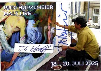 RUDI HURZLMEIER (bürgerlich Rudolf Freiherr Hurzlmeier zu Deggenbach, 1952) deutscher Cartoonist / Karikaturist, Maler und Autor