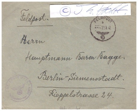 BARON VON BAGGE (Daten unbekannt) deutscher Major im Zweiten Weltkrieg in Belgrad, u.a. 6. Batt. Art.-Rgt. 89, 4. Battr.reit.Art.Rgt.1. Major Bagge, ein baltischer Landadliger, führte 1914 als junger Leutnant, eine russische Kavallerie Abteilung gegen die Deutschen in Ostpreußen.