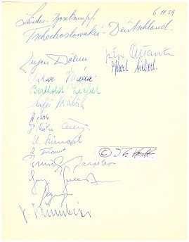 LÄNDER-BOXKAMPF TSCHECHOSLOWAKEI-DEUTSCHLAND (CSSR - BRD) 6.11.1959