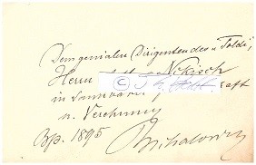 ÖDON VON MIHALOVICH / ÖDON MIHALOVICH (Ödön Péter József von Mihalovich, Edmund von Mihalovic, 1842-1929) ungarischer Komponist / hungarian composer. Er komponierte vier Sinfonien und mehrere sinfonische Dichtungen, Orchesterouvertüren und ein Klavierkonzert, sechs Opern, Chorwerke und Lieder.