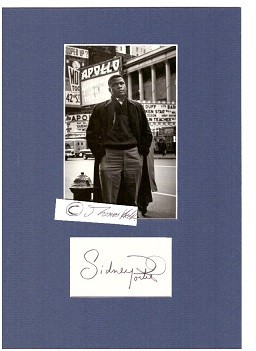 SIDNEY POITIER (1927-2022) amerikanischer Schauspieler, KBE Bahamian-American actor, film director, and ambassador. He won an Academy Award for Best Actor, the first black male & Afro-Bahamian actor to win that award