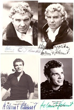 HELMUT SCHMID (1925-92) deutscher Schauspieler und Regisseur, mit der Schauspielerin Liselotte Pulver verheiratet