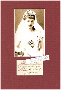 ELISABETH PRINZESSIN ZU WALDECK-PYRMONT (Elisabeth zu Waldeck-Pyrmont, 1873-1961) youngest daughter of George Victor, Prince of Waldeck and Pyrmont and wife of Alexander, 2nd Prince of Erbach-Schönberg